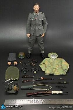 DID D80163 1/6 Homme Sniper Wehrmacht de la Seconde Guerre mondiale Wolfgang 12'' Modèle de Figurine d'Action Jouets