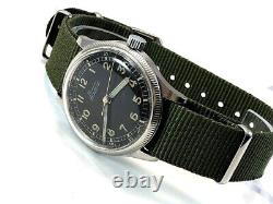 DOMINO RLM, MONTRES-BRACELETS MILITAIRES TRÈS RARES pour l'ARMÉE ALLEMANDE, LUFTWAFFE SECONDE GUERRE MONDIALE