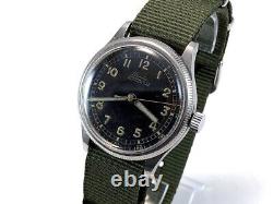 DOMINO RLM, MONTRES-BRACELETS MILITAIRES TRÈS RARES pour l'ARMÉE ALLEMANDE, LUFTWAFFE SECONDE GUERRE MONDIALE