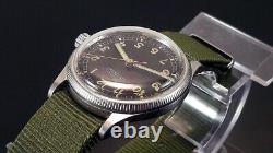 DOMINO RLM, MONTRES-BRACELETS MILITAIRES TRÈS RARES pour l'ARMÉE ALLEMANDE, LUFTWAFFE SECONDE GUERRE MONDIALE