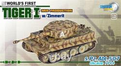 DRAGON WWII Armée Allemande sPzAbt 507 Blanc ÉDITION LIMITÉE 1/72 CHAR FINI