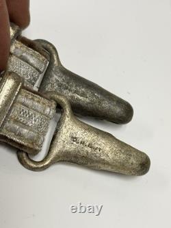 Dague rare d’officier de l’armée allemande de la Seconde Guerre mondiale, deluxe, fer à cheval, avec suspensions d’origine