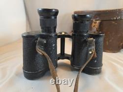 Dienstglas H/6400 Jumelles 6x30 de l'Armée Allemande de la WWII beh KF avec étui