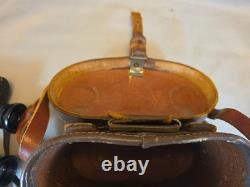 Dienstglas H/6400 Jumelles 6x30 de l'Armée Allemande de la WWII beh KF avec étui