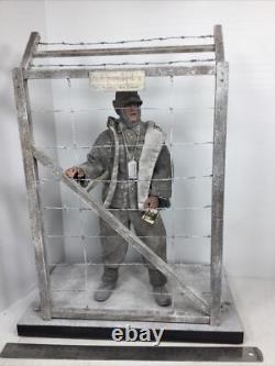 Diorama 1/6 Personnage personnalisé de soldat allemand de la Seconde Guerre mondiale en tant que prisonnier de guerre allié rêvant de son chez-soi