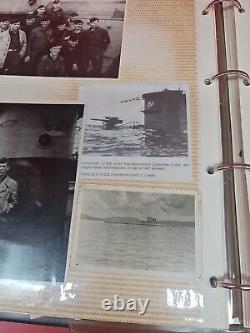 Documents / Photos originaux de la Kriegsmarine U-Boat de l'armée allemande de la Seconde Guerre mondiale