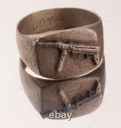 Don 43 Bague allemande de la Seconde Guerre mondiale MP 40 Pistolet-mitrailleur allemand de la Seconde Guerre mondiale Maschinenpistole 1940 Allemagne