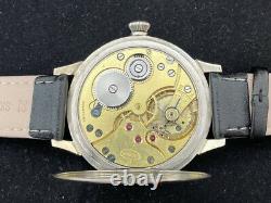 Doxa Panzer Divizion Wwii German Army Vintage 1940 S Military Swiss Wrist Watch