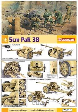 Dragon 75016 1/6 Échelle WW. II Allemand 5cm Pak38 (Modèle en plastique)