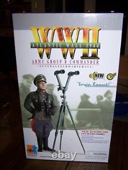 Dragon WWII Mur de l'Atlantique 1944 Commandant du Groupe d'Armée B allemand Erwin Rommel NIB