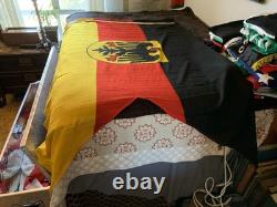 Drapeau de l'Enseigne Navale / de l'Armée Allemande Drapeau en Queue d'Hirondelle République Fédérale d'Allemagne