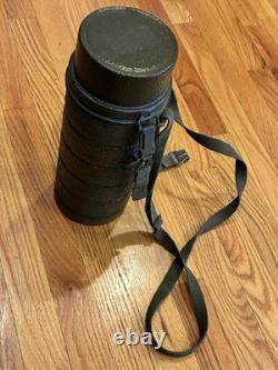 ÉTUI CYLINDRIQUE VINTAGE POUR MASQUE À GAZ DE L’ARMÉE ALLEMANDE – ÉPOQUE SECONDE GUERRE MONDIALE – Drucken – ALLEMAGNE