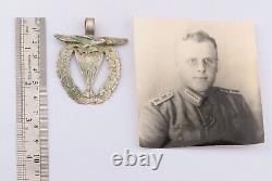 Éclaireur observateur aérien de la Seconde Guerre mondiale LUFTWAFFE Pilotes BAGUE PENDENTIF Allemand wwII ARMÉE WEHRMACHT