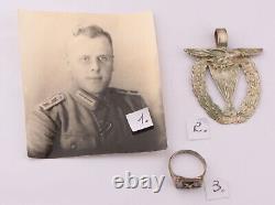 Éclaireur observateur aérien de la Seconde Guerre mondiale LUFTWAFFE Pilotes BAGUE PENDENTIF Allemand wwII ARMÉE WEHRMACHT