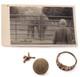 &Eacute;l&eacute;phant Ww2 Allemand 1943 Anneau Photo Wwii Pendentif Pistolet Bouton Dak Arm&eacute;e Allemande