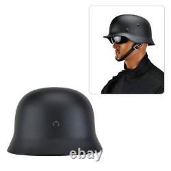 Élite allemande noire de l'armée WH - Casque en acier M35 M1935 Stahlhelm de haute qualité, collection