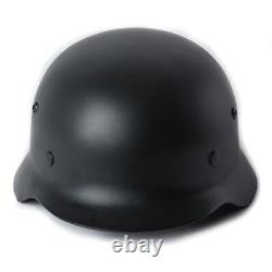 Élite allemande noire de l'armée WH - Casque en acier M35 M1935 Stahlhelm de haute qualité, collection