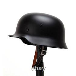 Élite allemande noire de l'armée WH - Casque en acier M35 M1935 Stahlhelm de haute qualité, collection