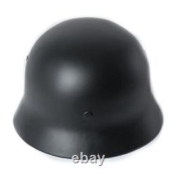 Élite allemande noire de l'armée WH - Casque en acier M35 M1935 Stahlhelm de haute qualité, collection