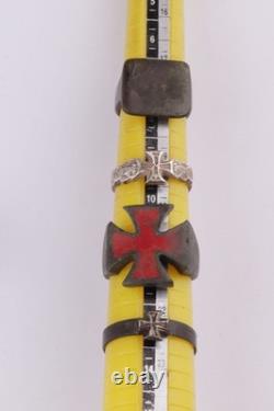 Ensemble de bagues allemandes de la WWII Allemagne 6 pcs Armée Wehrmacht force Lion Croix de fer Art