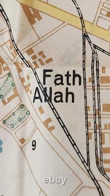 Ensemble de cartes géographiques militaires allemandes de Tunis de 1941 WWII Berlin Army