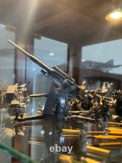 Ensemble de figurines de l'armée allemande de la Seconde Guerre mondiale, modèles de kits, ensemble d'affichage de canon Flak WW2