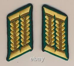 Ensemble de patchs de patte de col allemand de la WWII insignia de l'armée heer administrateur pionnier uniforme de veste