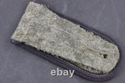 Épaulettes de soldat ingénieur de l'armée allemande de la Seconde Guerre mondiale en vert olive avec passepoil noir