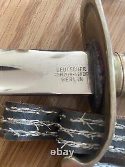Épée d'officier de l'armée allemande de la Seconde Guerre mondiale, Deutscher Offizier Verein Berlin, Wkc