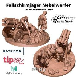 Eskice Miniatures Armée de Fallschirmjäger allemands de la Seconde Guerre mondiale pour Bolt Action WWII en 15mm et 20-28mm.