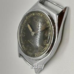 Etanche 77 Ww2 Montre Rare Vintage Hommes Militaire Allemand S Poignet Armée Wristwatch