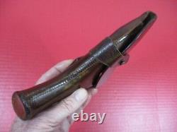 Étui à rabat en cuir commercial allemand de l'époque de la Seconde Guerre mondiale pour pistolet Walther PP - Très BEAU