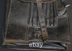 Étui de carte des officiers de l'armée allemande Wehrmacht d'origine de la Seconde Guerre mondiale