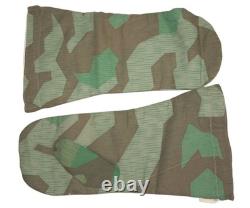Gants d’hiver de l’armée allemande originaux de la Seconde Guerre mondiale, camouflage éclats, non utilisés