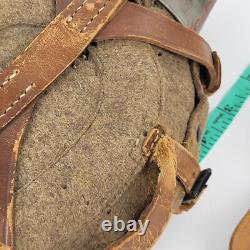 Gourde et tasse M31 de médecin de l'armée allemande de la WWII avec sangle - Médical WW2 À LIRE
