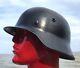 Grand Ww2 Vet Estate M-40 Allemand Steel Helmet W Original Liner & Rim 1940 Wwii