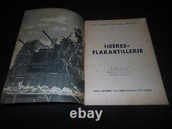 Guide de l'artillerie antiaérienne de la Luftwaffe de l'armée allemande de la Seconde Guerre mondiale, marqué par l'unité, rare.