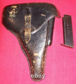 Holster allemand Walther P38 de la Seconde Guerre mondiale, chargeur, Blue Devils, 88e division d’infanterie, DI, pistolet 9 mm