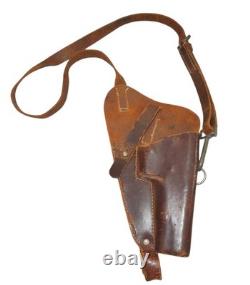 Holster d’épaule Colt de l’armée américaine, fabriqué au théâtre d’occupation allemand original de la Seconde Guerre mondiale