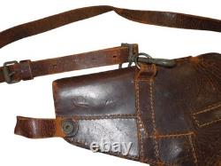 Holster d’épaule Colt de l’armée américaine, fabriqué au théâtre d’occupation allemand original de la Seconde Guerre mondiale