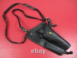 Holster d'épaule en cuir allemand de l'époque de la Seconde Guerre mondiale pour pistolet Walther P38 XLNT RARE #2