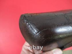 Holster en cuir de l'armée allemande de la WWII pour pistolet P08 Luger avec preuve d'aigle WaA47, en bon état