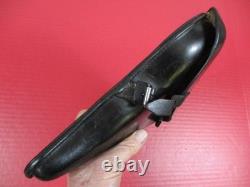 Holster en cuir de l'armée allemande de la WWII pour pistolet P08 Luger marqué eqr au-dessus de 42 BEAU