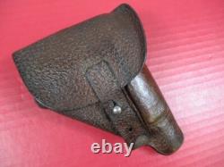 Holster en cuir de porc de l'armée allemande de l'époque de la Seconde Guerre mondiale pour pistolet Walther PPK EN BEL ÉTAT
