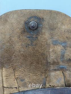 Holster en cuir original de l'armée allemande de la WWII pour le Radom P35(p) VIS avec poche pour chargeur