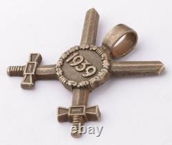 Insigne d'épée en argent 800 des officiers 1939 WW2 armée allemande Wehrmacht