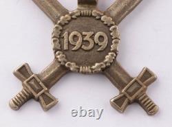 Insigne d'épée en argent 800 des officiers 1939 WW2 armée allemande Wehrmacht
