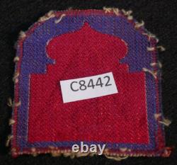 Insigne de l'Armée américaine 5e SSI de la Seconde Guerre mondiale, époque d'occupation, fabriqué en Allemagne, type Bevo