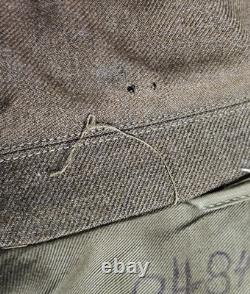 Insigne de l'Armée américaine de la Seconde Guerre mondiale fabriqué en Allemagne, uniforme SSgt Ike du 7e Corps, lot Sept étapes vers l'enfer