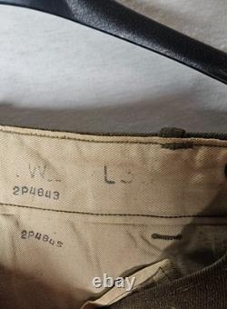 Insigne de l'Armée américaine de la Seconde Guerre mondiale fabriqué en Allemagne, uniforme SSgt Ike du 7e Corps, lot Sept étapes vers l'enfer